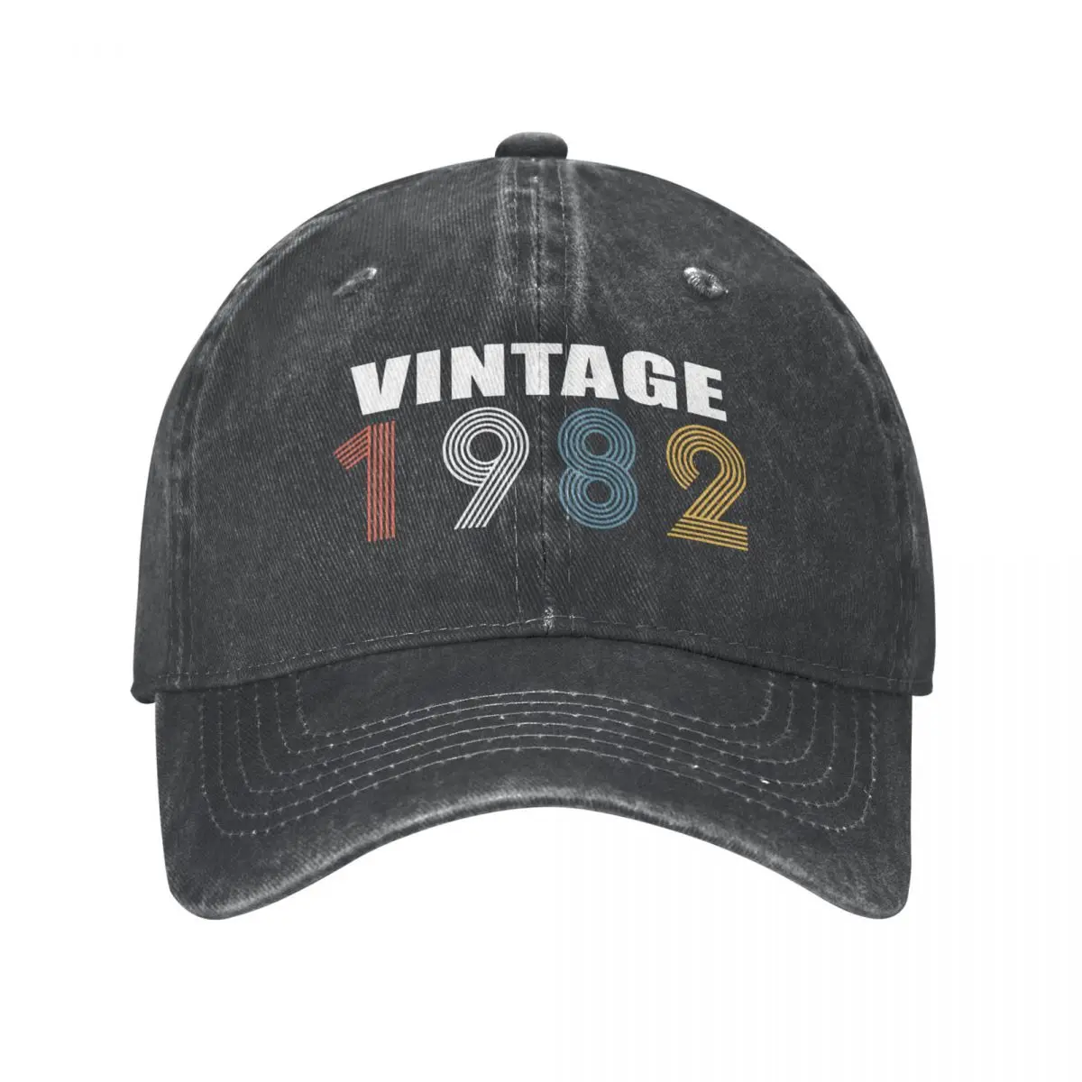 Vintage Baseball Cap Snapback Sun Hats Vintage 1982 Black Background Summer Autumn Cap 39 Years Old Denim Casquette Hip Hop
Vintage Baseball Cap Snapback Sun Hats Vintage 1982 Black Background Summer Autumn Cap 39 Years Old Denim Casquette Hip Hop