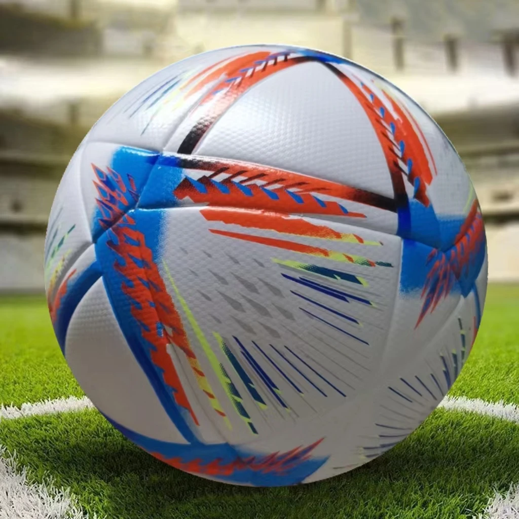 2022 официальный размер 5 Новый Кубок мира по футболу, высококачественный бесшовный мяч для группового матча, мячи для футбола на открытом воз...
2022 официальный размер 5 Новый Кубок мира по футболу, высококачественный бесшовный мяч для группового матча, мячи для футбола на открытом воз...