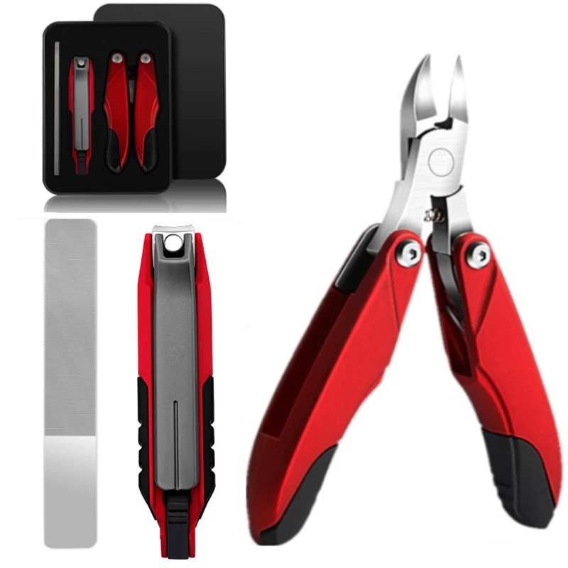 3Pcs/Set Toenail Nail Clippers Manicure set Nails accessories and pedicure tools professional Ingrown thick Nail cutter Trimmer
3Pcs/Set Toenail Nail Clippers Manicure set Nails accessories and pedicure tools professional Ingrown thick Nail cutter Trimmer