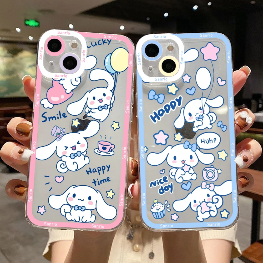 Cartoon Sanrio Cinnamoroll Phone Case for Xiaomi Redmi Note 12C 11 10 Pro Plus 10C 9A 9T K30 K40 K50 K60 4G 5G Transparent Capa
Cartoon Sanrio Cinnamoroll Phone Case for Xiaomi Redmi Note 12C 11 10 Pro Plus 10C 9A 9T K30 K40 K50 K60 4G 5G Transparent Capa