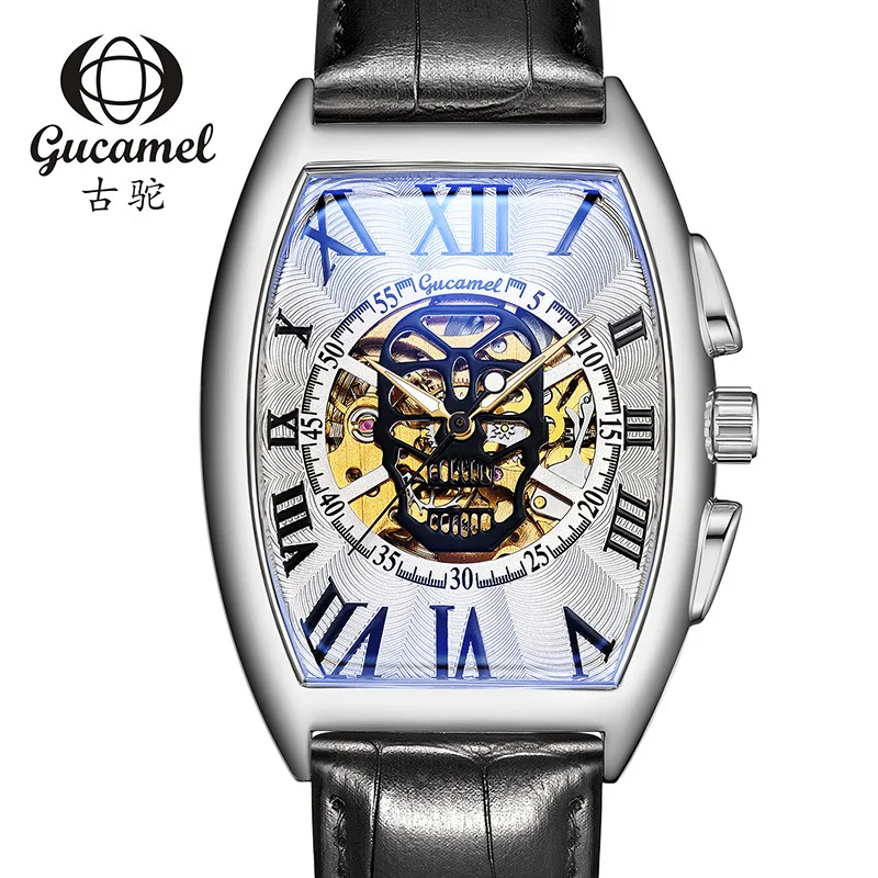 New Men's Stainless Steel Watch Fashion Skeleton Men's Automatic Mechanical Watch Genuine Leather Strap Watch
New Men's Stainless Steel Watch Fashion Skeleton Men's Automatic Mechanical Watch Genuine Leather Strap Watch