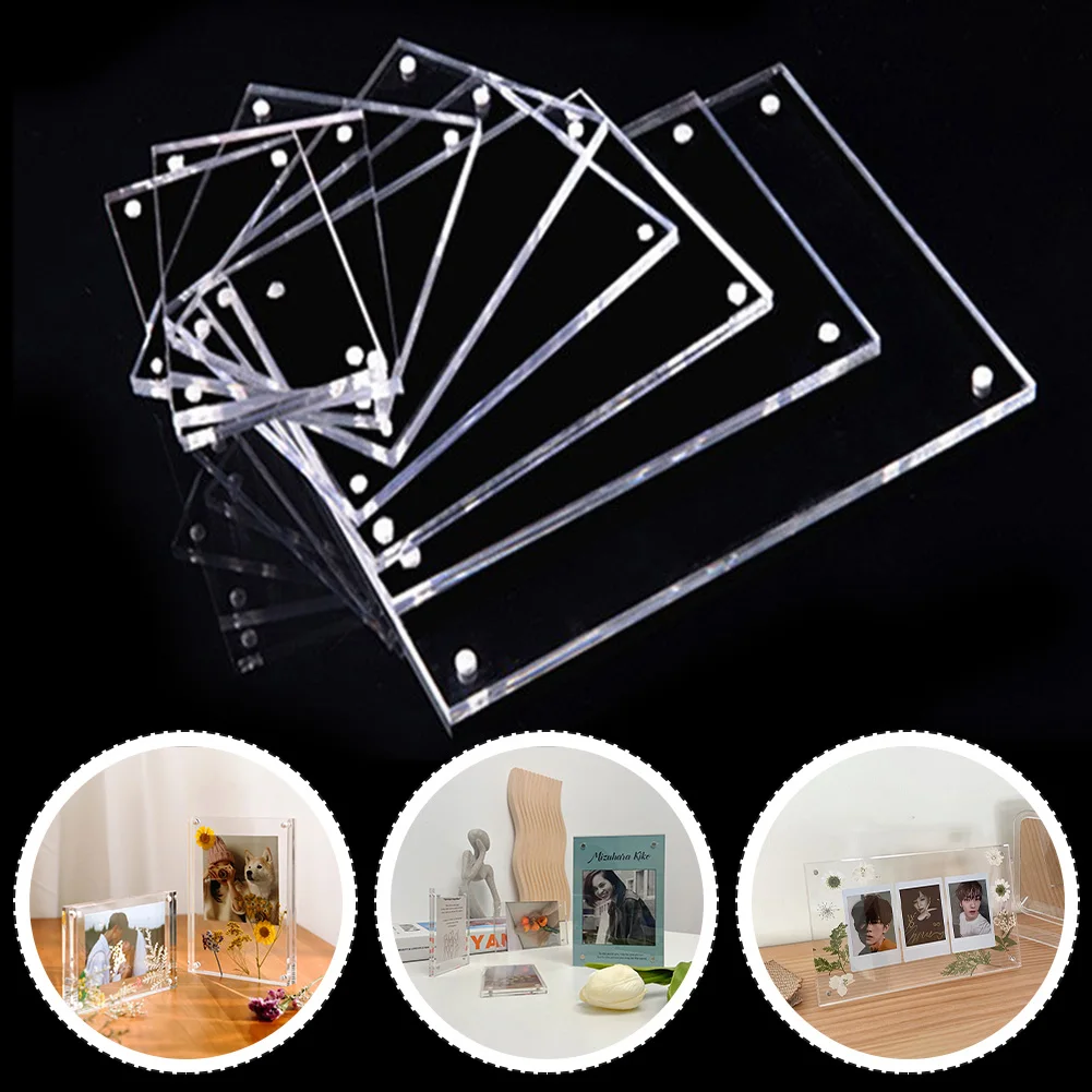 Clear Acrylic Photo Frame Magnetic Poster Display Stand Photo Card Holder Picture Frame Practical Message Memo BoardFrame
Clear Acrylic Photo Frame Magnetic Poster Display Stand Photo Card Holder Picture Frame Practical Message Memo BoardFrame
