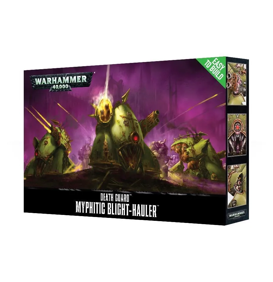 Миниатюры Warhammer 40000 Games Workshop Набор: Гниловоз Гвардии Смерти (Death Guard Myphitic Blight-Hauler) |