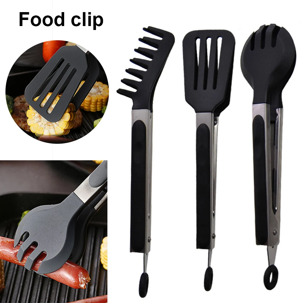 

Stainless Steel Grill Cooking Tongs Salad Pasta Serving Tongs Anti-Scalding Heavy Duty Multipurpose Spatula Tongs Kitchen Tools