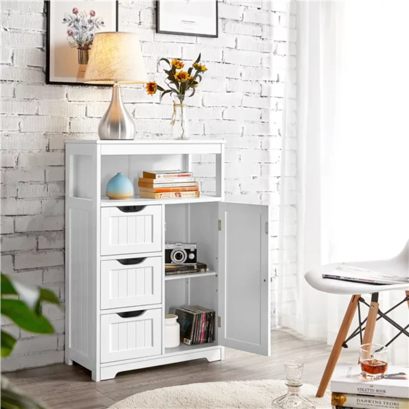 SMILE MART Wooden Floor Cabinet Bathroom Storage Organizer Multiple Tiers Shelves Cabinet for Bathroom
SMILE MART Wooden Floor Cabinet Bathroom Storage Organizer Multiple Tiers Shelves Cabinet for Bathroom