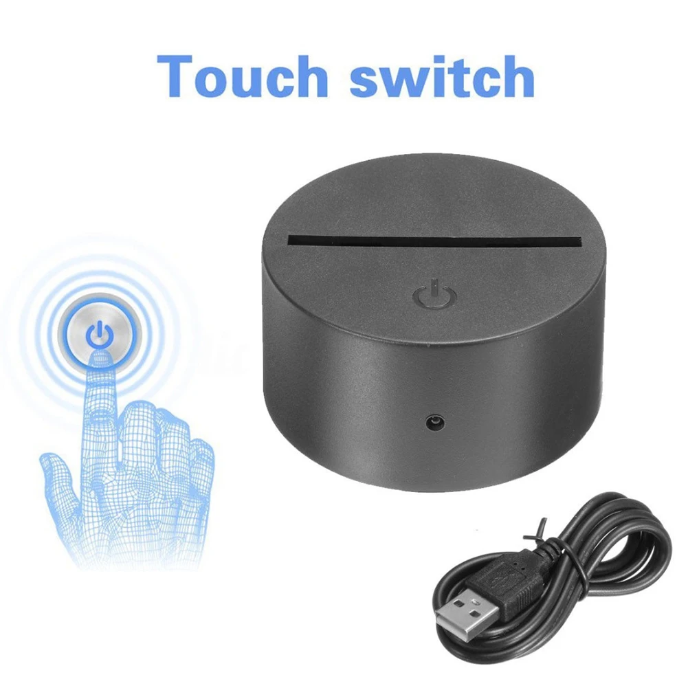 Night Light Modern Lightweight Acrylic Base Led USB Cable Remote Control Gift 3D Blocking
Night Light Modern Lightweight Acrylic Base Led USB Cable Remote Control Gift 3D Blocking