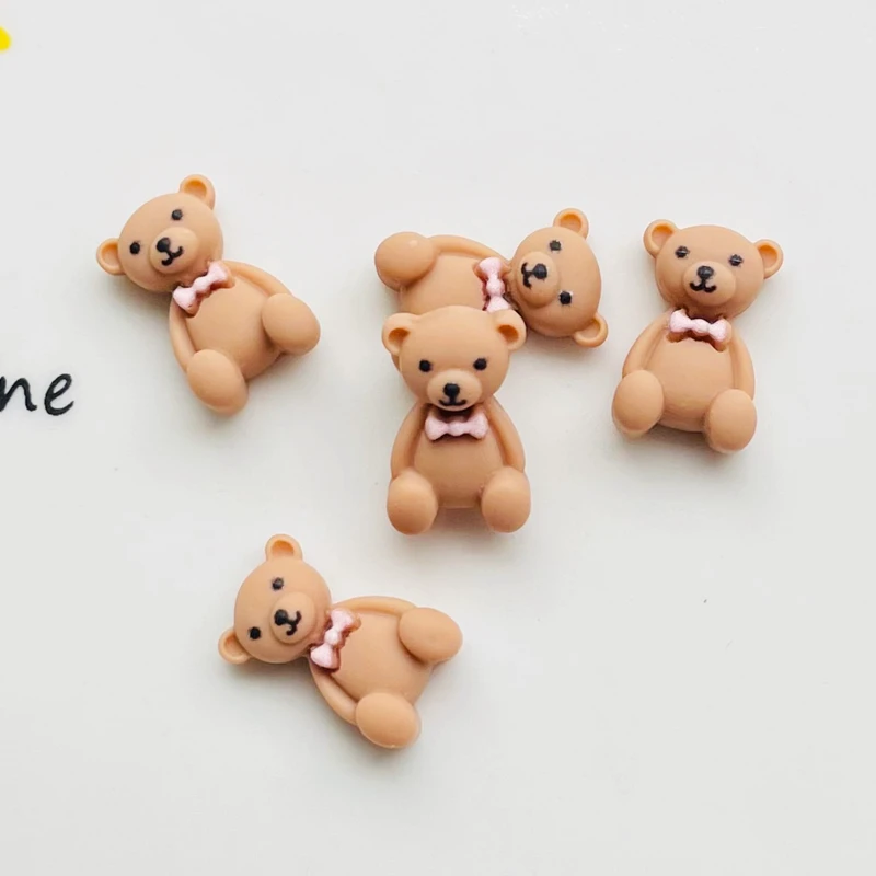 20 Pcs New Mini Cute Cartoon Animal Little Bear Resin Scrapbook Diy Jewellery Hairpin Accessories Decorate Craft
20 Pcs New Mini Cute Cartoon Animal Little Bear Resin Scrapbook Diy Jewellery Hairpin Accessories Decorate Craft