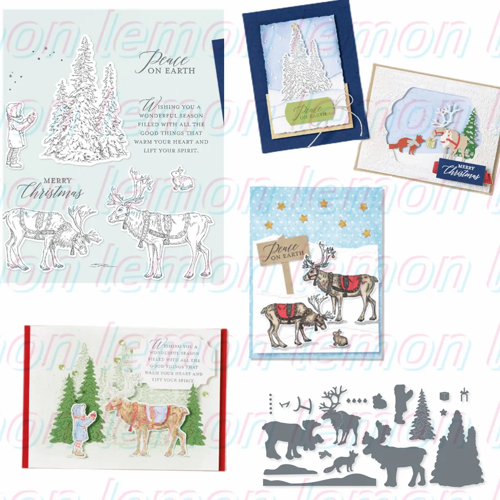 Christmas Metal Cutting Die Clear Stamps Elk for Scrapbooking Album Decoration Craft Template for DIY Greeting Card Making 2022
Christmas Metal Cutting Die Clear Stamps Elk for Scrapbooking Album Decoration Craft Template for DIY Greeting Card Making 2022
