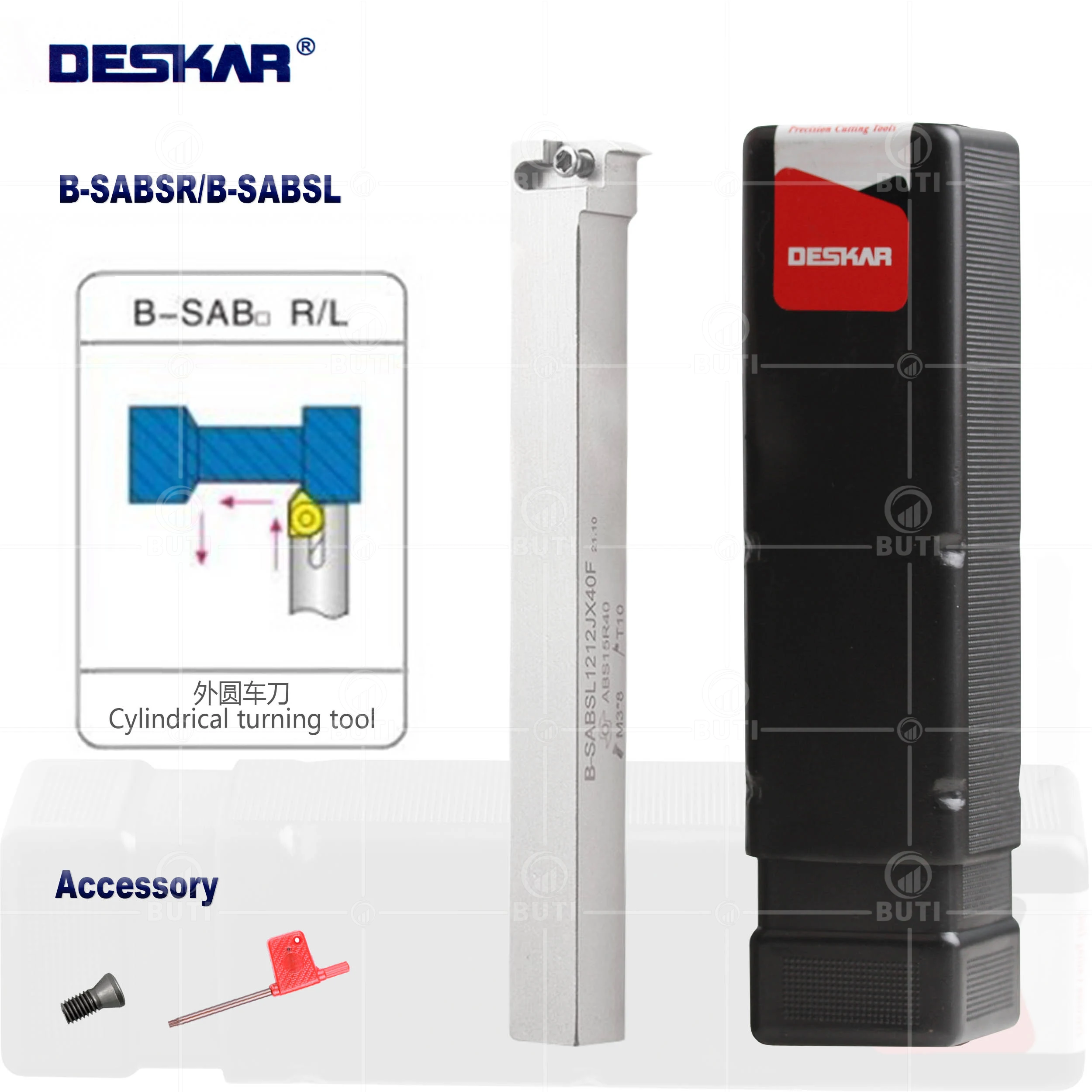 DESKAR 100% Original B-SABSR B-SABSL B-SABSR08/10/12 CNC Metal Lathe Cutter White Holder Turning Tools Bar For Walking Machine
DESKAR 100% Original B-SABSR B-SABSL B-SABSR08/10/12 CNC Metal Lathe Cutter White Holder Turning Tools Bar For Walking Machine