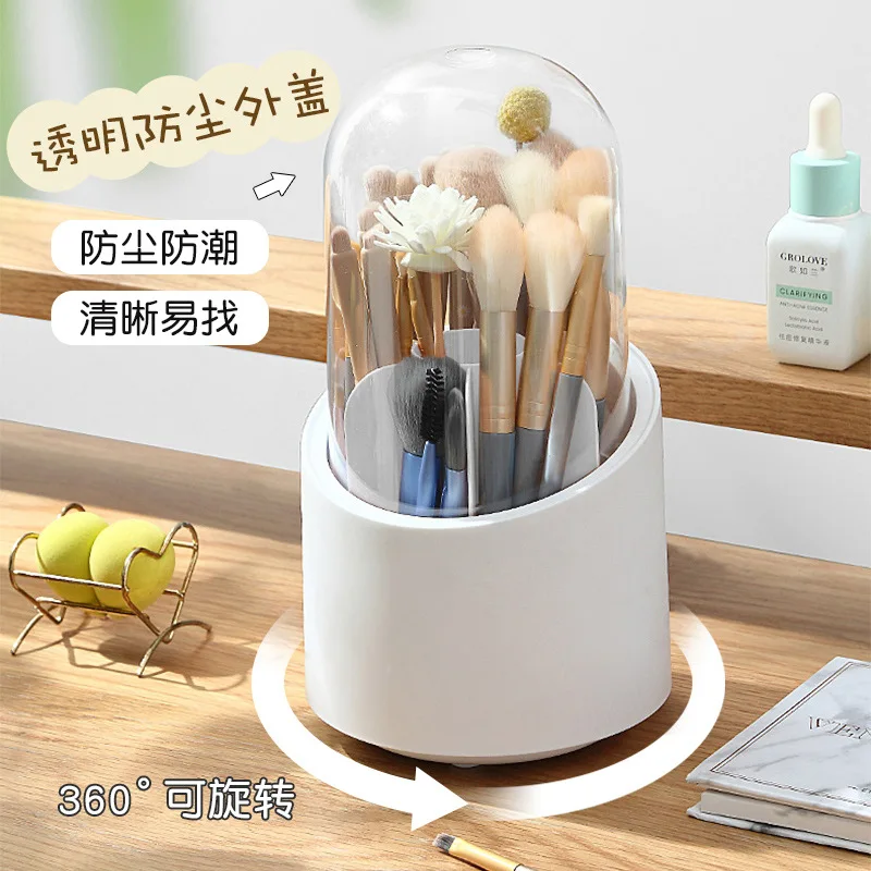 Large-capacity Rotating Makeup Bucket Portable Brush Storage Box Lipstick Eyebrow Pencil Eye Shadow Brush Dust-proof Pen Holder
Large-capacity Rotating Makeup Bucket Portable Brush Storage Box Lipstick Eyebrow Pencil Eye Shadow Brush Dust-proof Pen Holder