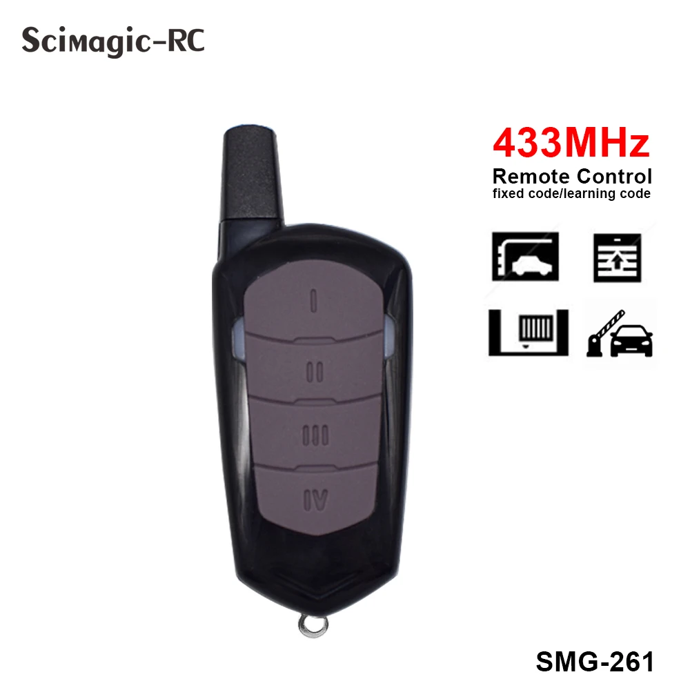 New 4 Buttons Copy Duplicator 433mhz Remote Control Cloning Learning Fixed Code Transmitter for Garage Door Gate 433.92 Keychain
New 4 Buttons Copy Duplicator 433mhz Remote Control Cloning Learning Fixed Code Transmitter for Garage Door Gate 433.92 Keychain