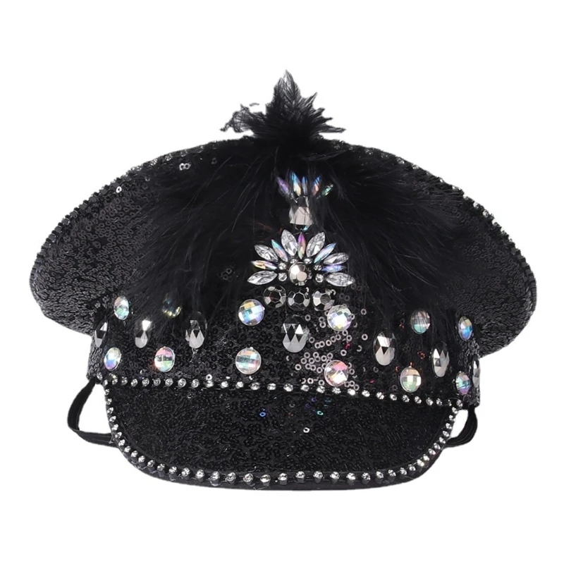 Bridal Hat Captain Hat with Crystals Hat for Wedding Girl Officer Hat for Wedding Bachelorette Party
Bridal Hat Captain Hat with Crystals Hat for Wedding Girl Officer Hat for Wedding Bachelorette Party