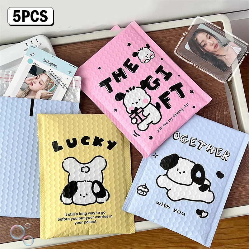 5PCS Small Bubble Envelope Cute Dog Printed Bubble Bag Color Plastic Shipping Envelopes For Jewelry Gift Packaging Pouch
5PCS Small Bubble Envelope Cute Dog Printed Bubble Bag Color Plastic Shipping Envelopes For Jewelry Gift Packaging Pouch