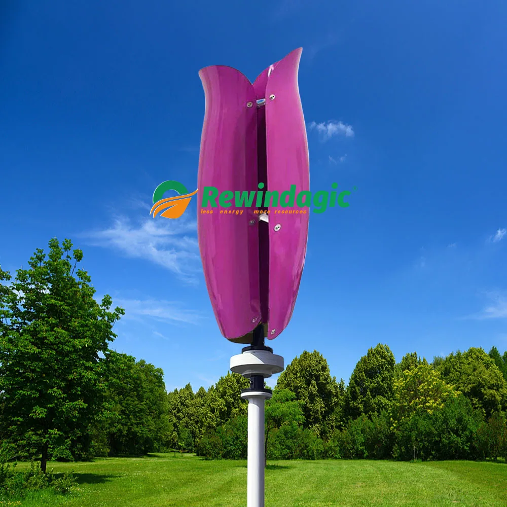 Вертикальная ветряная турбина Rewindagic 10 кВт 12В 24В 
Вертикальная ветряная турбина Rewindagic 10 кВт 12В 24В