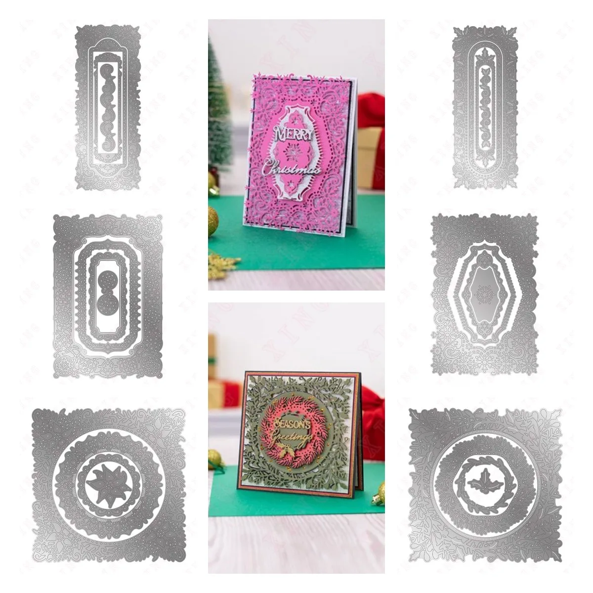 New Scrapbook Diary Decoration Embossing Molds Snowflakes Baubles Yuletide Blooms Foliage Night Holly Berries Metal Cutting Dies
New Scrapbook Diary Decoration Embossing Molds Snowflakes Baubles Yuletide Blooms Foliage Night Holly Berries Metal Cutting Dies