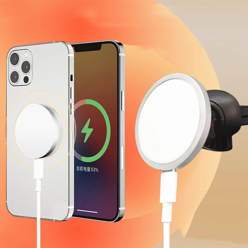 2-in-1 15W Magnetic Wireless Charger Wireless Car Charger Car Charger Maintains Compatibility With Qi Charging
2-in-1 15W Magnetic Wireless Charger Wireless Car Charger Car Charger Maintains Compatibility With Qi Charging