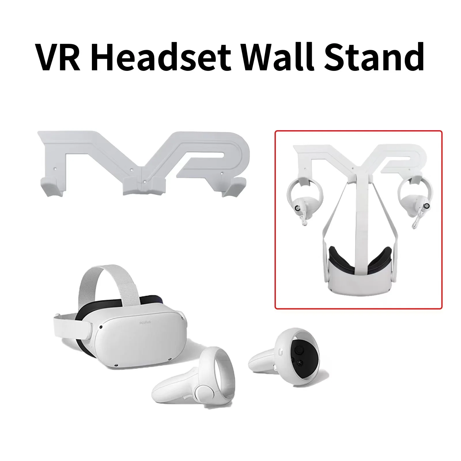 VR Glasses Wall Mount Holder Universal Aluminum Virtual Reality Headset Stand Bracket For Oculus Rift S/Quest 2 VR Accessories
VR Glasses Wall Mount Holder Universal Aluminum Virtual Reality Headset Stand Bracket For Oculus Rift S/Quest 2 VR Accessories