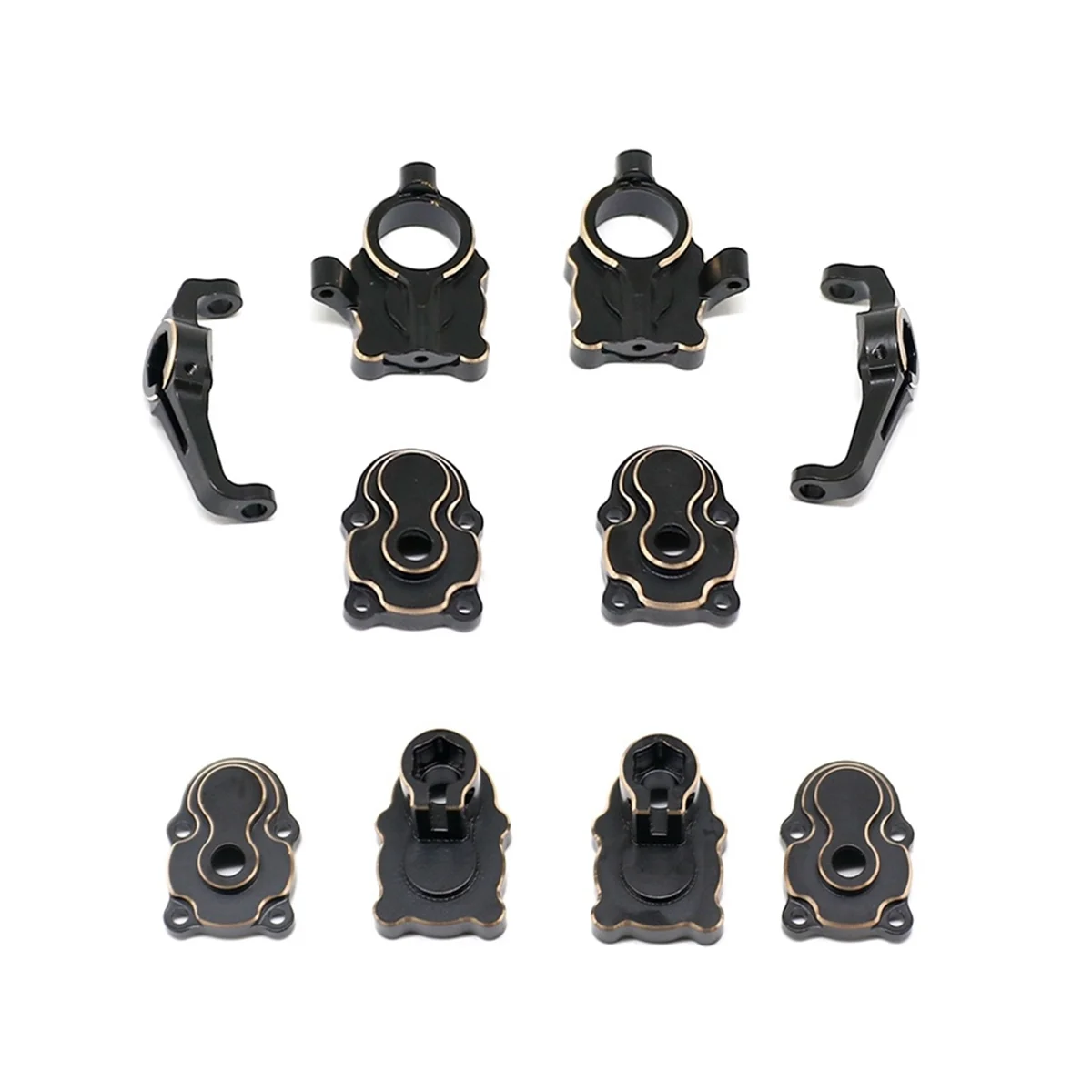 For FCX24 Brass Front and Rear Steering Knuckle Hub Portal Housing Counterweight 1/24 RC Crawler Car Parts
For FCX24 Brass Front and Rear Steering Knuckle Hub Portal Housing Counterweight 1/24 RC Crawler Car Parts