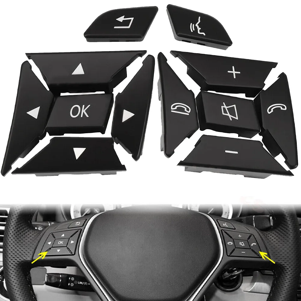 1set LH&RH Steering Wheel Control Switch Cover For Mercedes For Benz C B E CLA CLS W204 W246 W212 A207 C117 W218 R172 R231 X156
1set LH&RH Steering Wheel Control Switch Cover For Mercedes For Benz C B E CLA CLS W204 W246 W212 A207 C117 W218 R172 R231 X156