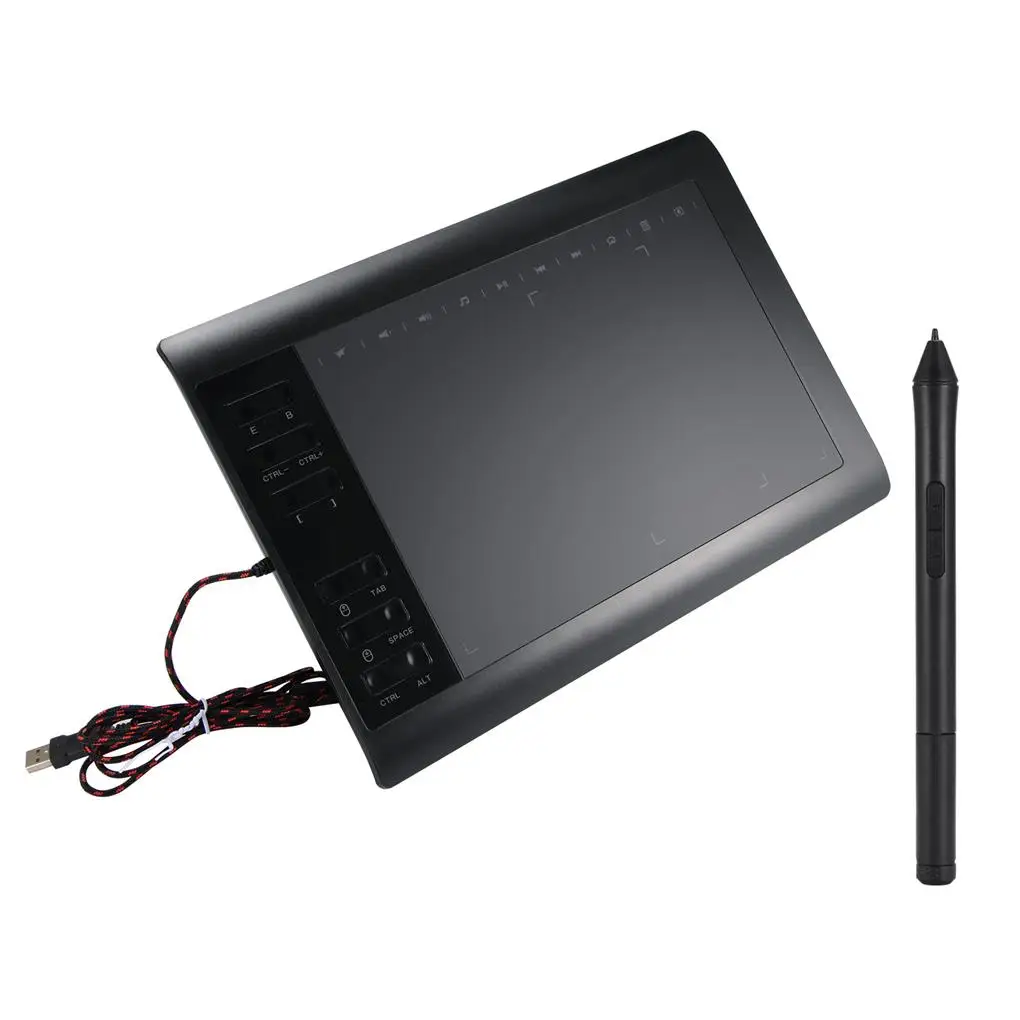 

Портативный графический планшет с пассивной ручкой, цифровые планшеты для рисования, Электронная тренировка для универсального компьютера