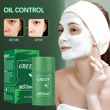 Green Tea Cleaning Mask Stick Deep Moisturizing Shrink Pores Blackhead Acne Facial Film Korean Skin Care Product Face Mask New
