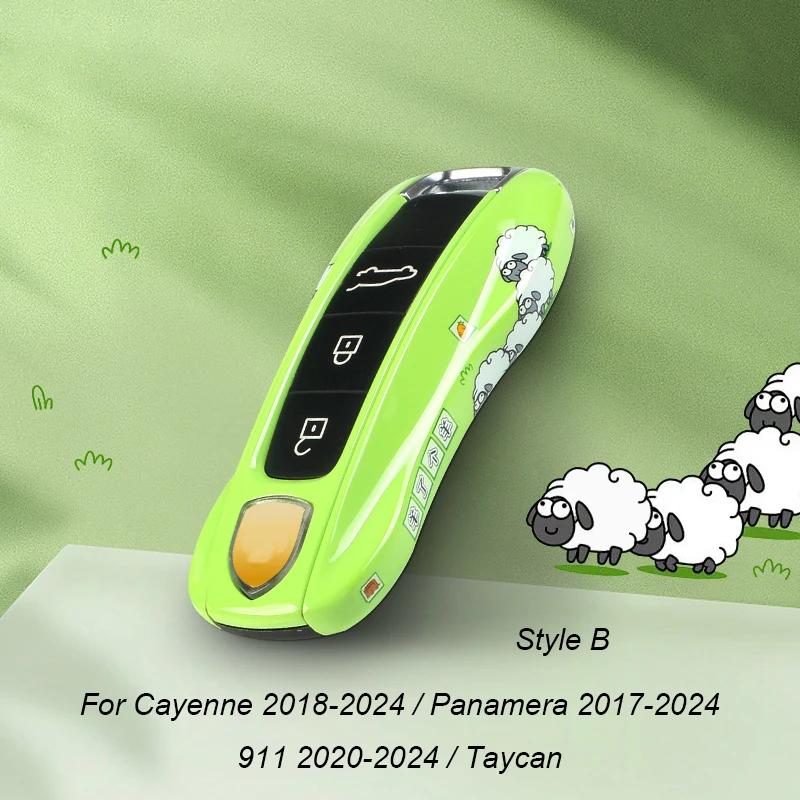 Для Porsche Macan Cayenne 718 Cayman 911 Panamera Boxster Taycan, набор из 3 предметов, окрашенный чехол для автомобильного ключа, брелок для ключей, чехол для ключей
Для Porsche Macan Cayenne 718 Cayman 911 Panamera Boxster Taycan, набор из 3 предметов, окрашенный чехол для автомобильного ключа, брелок для ключей, чехол для ключей