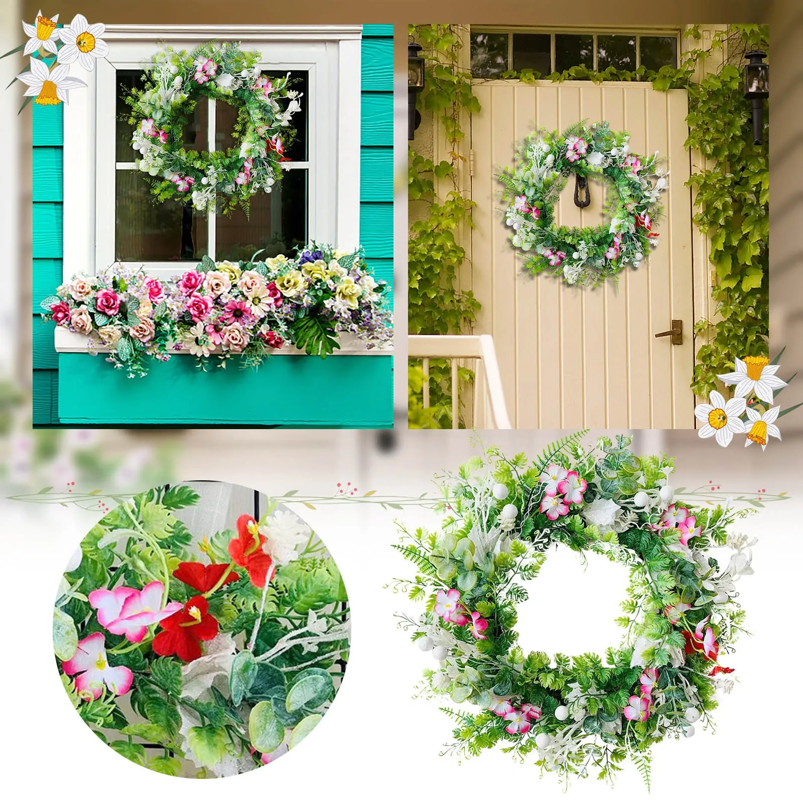 Lavender Lamb Summer Garland Simulation Green Plant Eucalyptuss Garland Butterfly Flower Decoration Simulation Flower Decoration
Lavender Lamb Summer Garland Simulation Green Plant Eucalyptuss Garland Butterfly Flower Decoration Simulation Flower Decoration