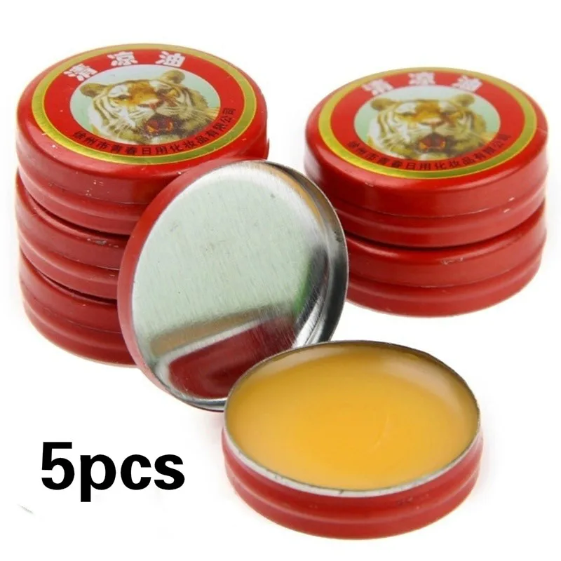 5PCS Tiger Essential Balm Balsamo Tigre Balm Plaster Tiger Essential Oils Mosquito Elimination Headache Cold Dizziness Solid Air
5PCS Tiger Essential Balm Balsamo Tigre Balm Plaster Tiger Essential Oils Mosquito Elimination Headache Cold Dizziness Solid Air