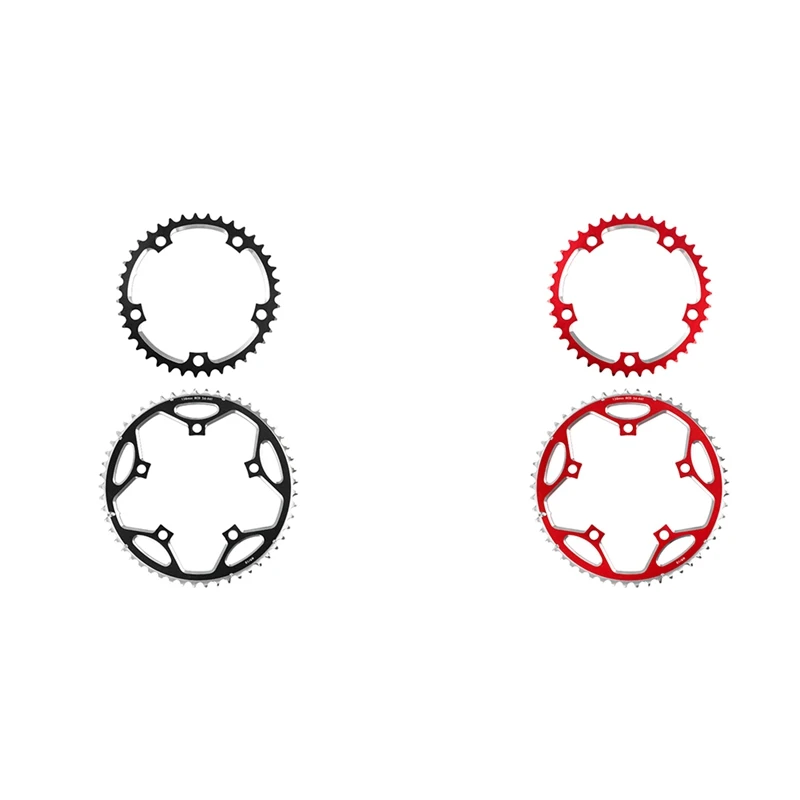 WEST BIKING 56T/44T 130BCD Chainring Road Bicycle Chainwheel Plate Double Oval Chain Ring 8/9/10/11S Bike Parts For SRAM
WEST BIKING 56T/44T 130BCD Chainring Road Bicycle Chainwheel Plate Double Oval Chain Ring 8/9/10/11S Bike Parts For SRAM