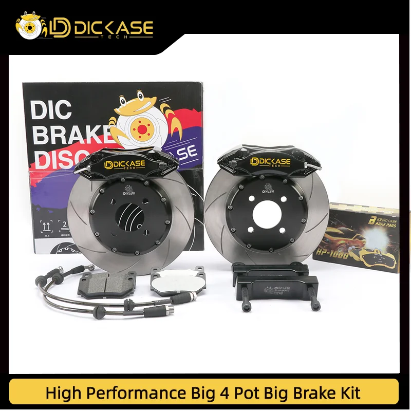 Dicase D45 4 Pot Brake Caliper Kits Black with 285mm-300mm High Carbon Alloy Disc for Audi a3 sedan 2015
Dicase D45 4 Pot Brake Caliper Kits Black with 285mm-300mm High Carbon Alloy Disc for Audi a3 sedan 2015
