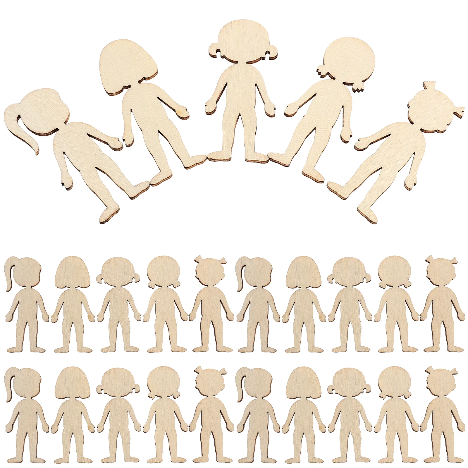 50 Pcs Puzzle Toys Wooden Craft Decorations Figure Cutouts Decorate Hand-painted DIY Slices Baby
50 Pcs Puzzle Toys Wooden Craft Decorations Figure Cutouts Decorate Hand-painted DIY Slices Baby