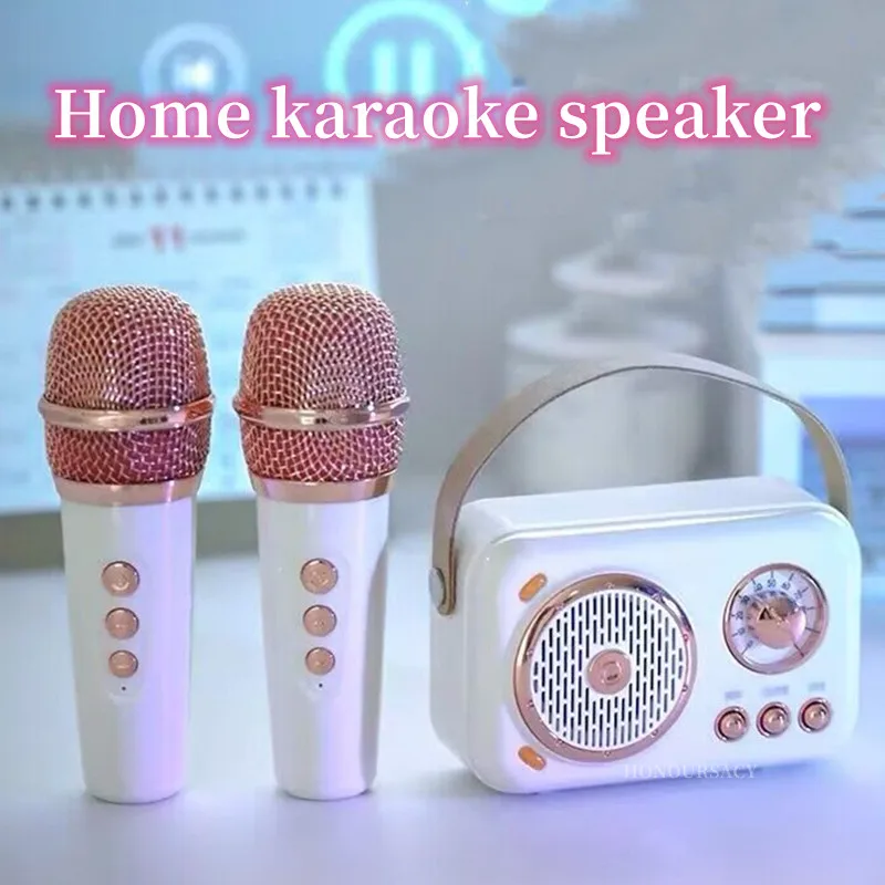 Mini Outdoor Karaoke Bluetooth Speaker Portable With Wireless Microphone Card Subwoofer High Volume Caixa De Som Children's Gift
Mini Outdoor Karaoke Bluetooth Speaker Portable With Wireless Microphone Card Subwoofer High Volume Caixa De Som Children's Gift