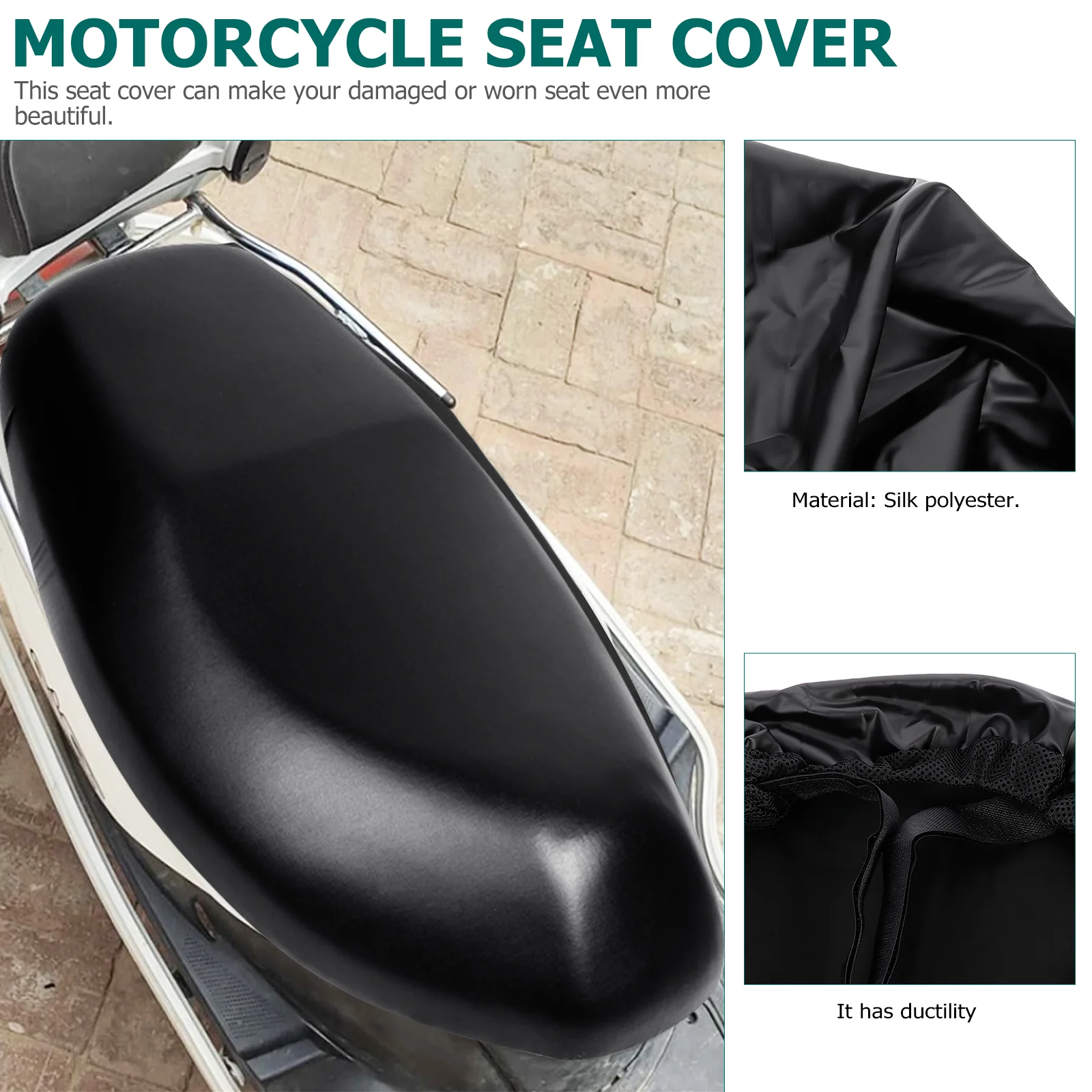 Motorcycle Seat Cover Rain Proof Accessory Flexible Elastic Xl Silk Polyester
Motorcycle Seat Cover Rain Proof Accessory Flexible Elastic Xl Silk Polyester