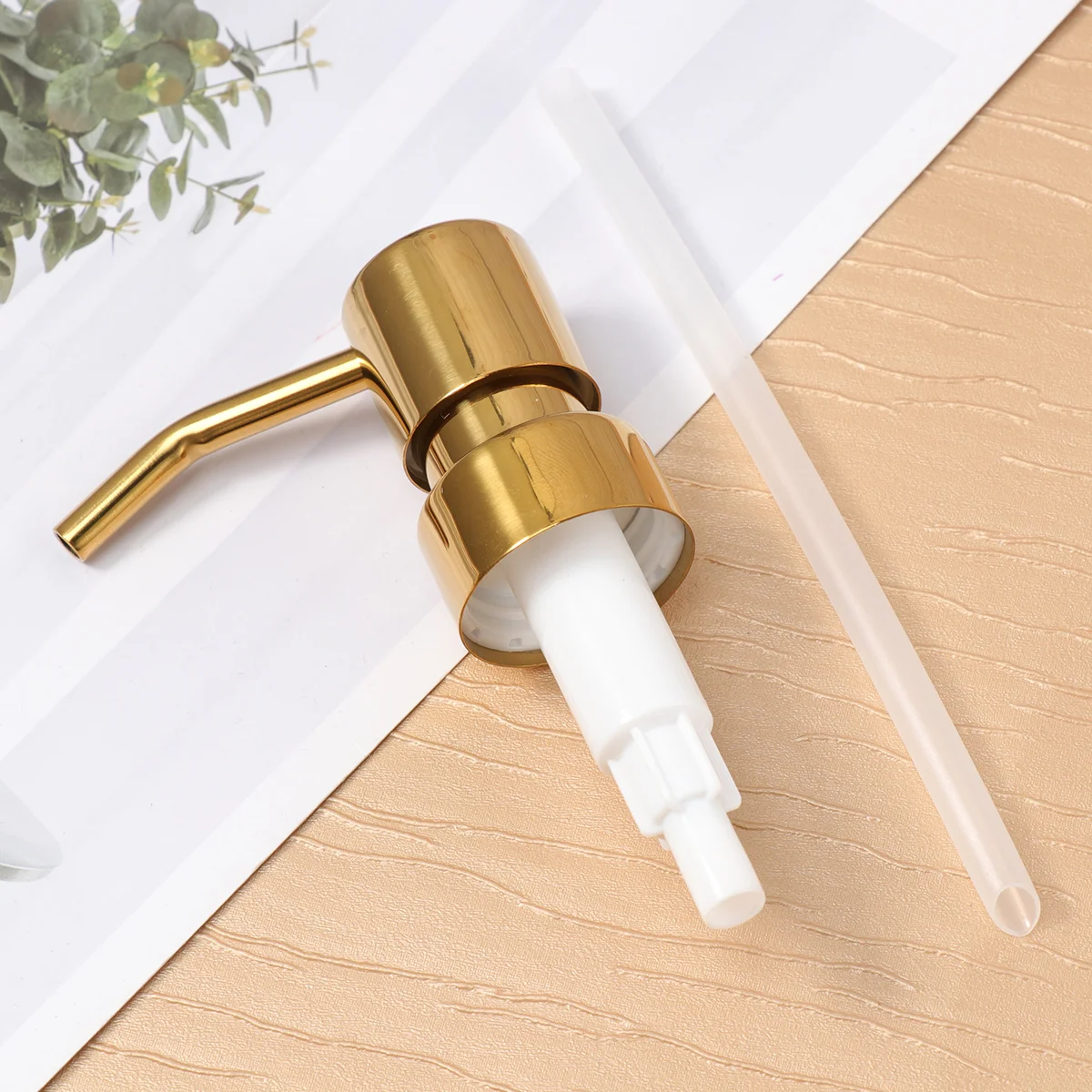 Dispenser Pump Lotion Pump Bottle Stainless Steel Dispensers Replacement Pump for Shampoo Conditioner Golden
Dispenser Pump Lotion Pump Bottle Stainless Steel Dispensers Replacement Pump for Shampoo Conditioner Golden