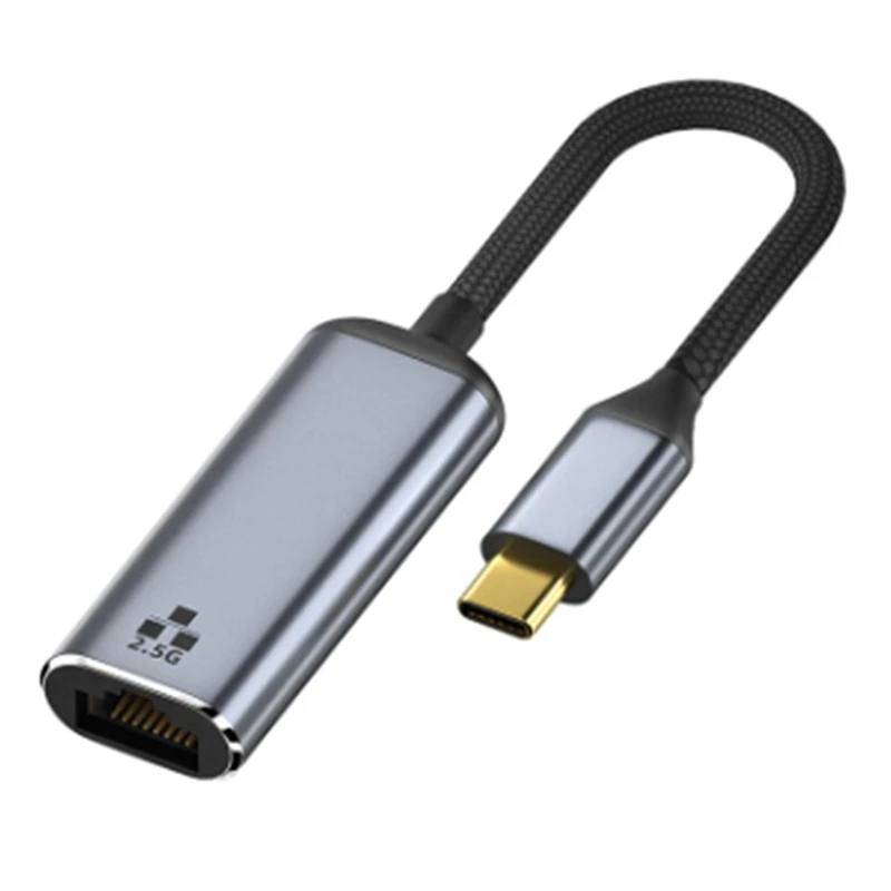 2.5G Ethernet Adapter USB C Ethernet Adapter 2.5 Gigabit Type C To Lan RJ45 Network Card For Ipad Pro USB 3.0 Adapter
2.5G Ethernet Adapter USB C Ethernet Adapter 2.5 Gigabit Type C To Lan RJ45 Network Card For Ipad Pro USB 3.0 Adapter