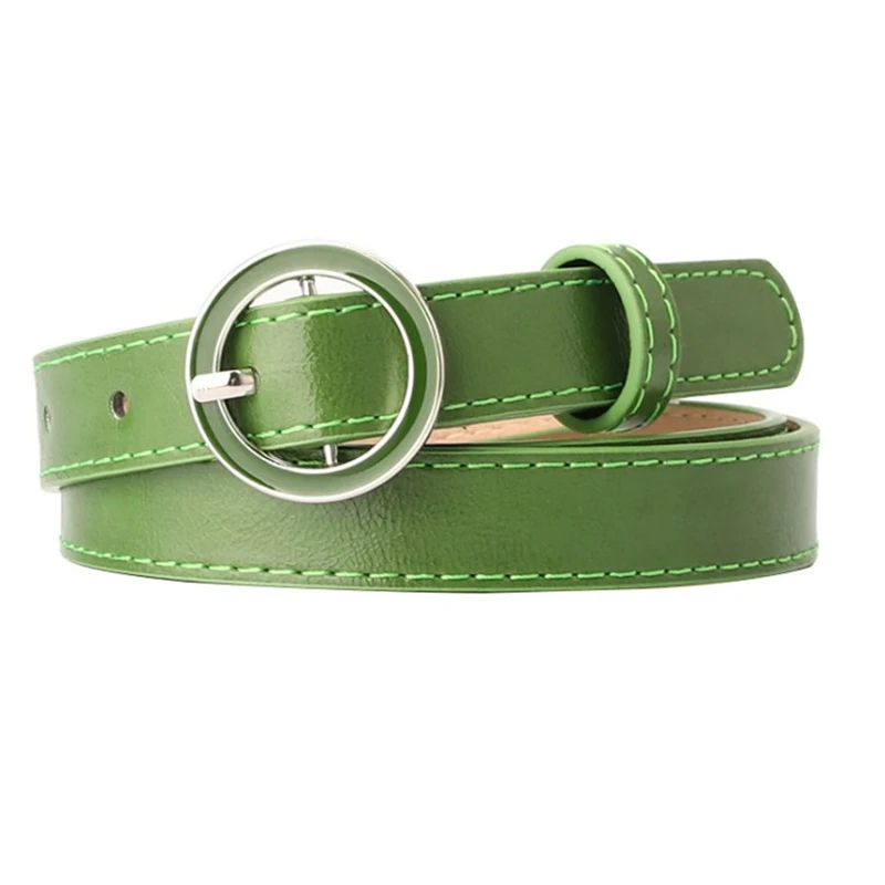 2022 Women Belts Fashion Round Buckle Design Pin Buckle Simple Student Style Imitation Leather PU Belts
2022 Women Belts Fashion Round Buckle Design Pin Buckle Simple Student Style Imitation Leather PU Belts