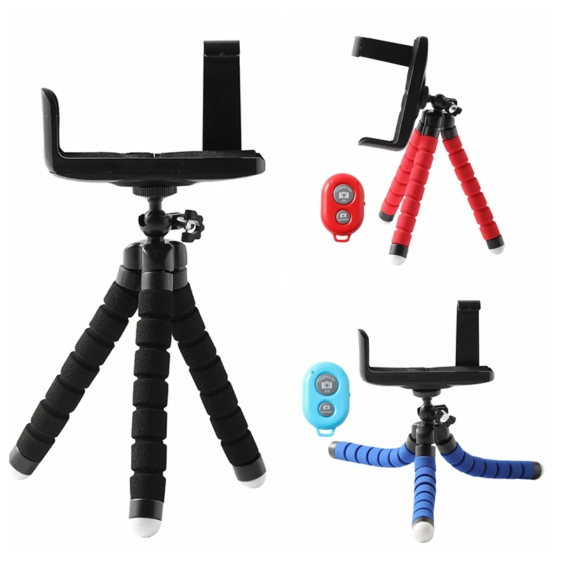 Mobile Phone Holder Flexible Octopus Tripod Bracket for Mobile Phone Camera Selfie Stand Monopod Support Photo Remote Control
Mobile Phone Holder Flexible Octopus Tripod Bracket for Mobile Phone Camera Selfie Stand Monopod Support Photo Remote Control