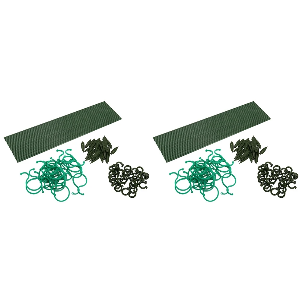 60Pcs Garden Single Stem Plant Support Stake with 40 Pcs Plant Cage Support Rings Flower Support Stakes for Tomatoes
60Pcs Garden Single Stem Plant Support Stake with 40 Pcs Plant Cage Support Rings Flower Support Stakes for Tomatoes