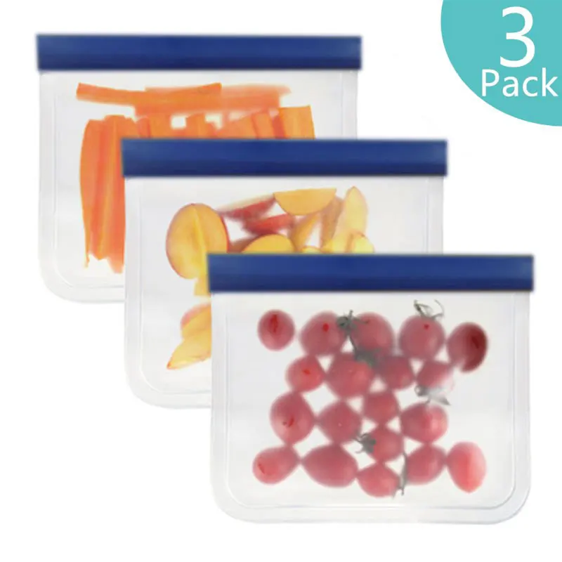 Силиконовые пакеты для хранения Blue Silicone Food Bag
Силиконовые пакеты для хранения Blue Silicone Food Bag