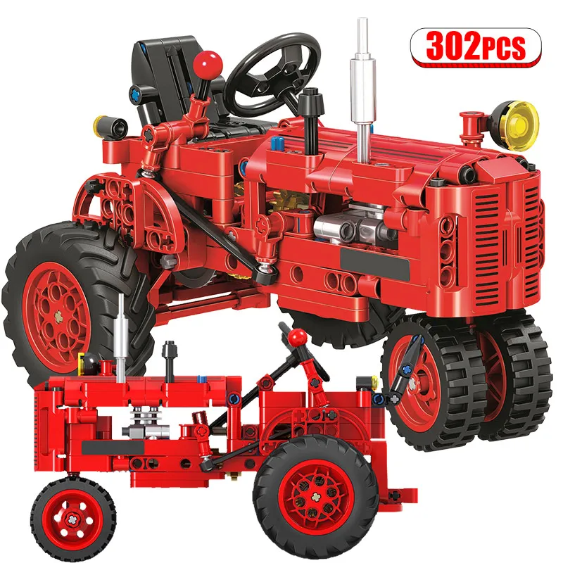 DIY Technical Classic Old Tractor Car Building Blocks City Walking Tractor Truck Bricks Educational Toys for Children
DIY Technical Classic Old Tractor Car Building Blocks City Walking Tractor Truck Bricks Educational Toys for Children