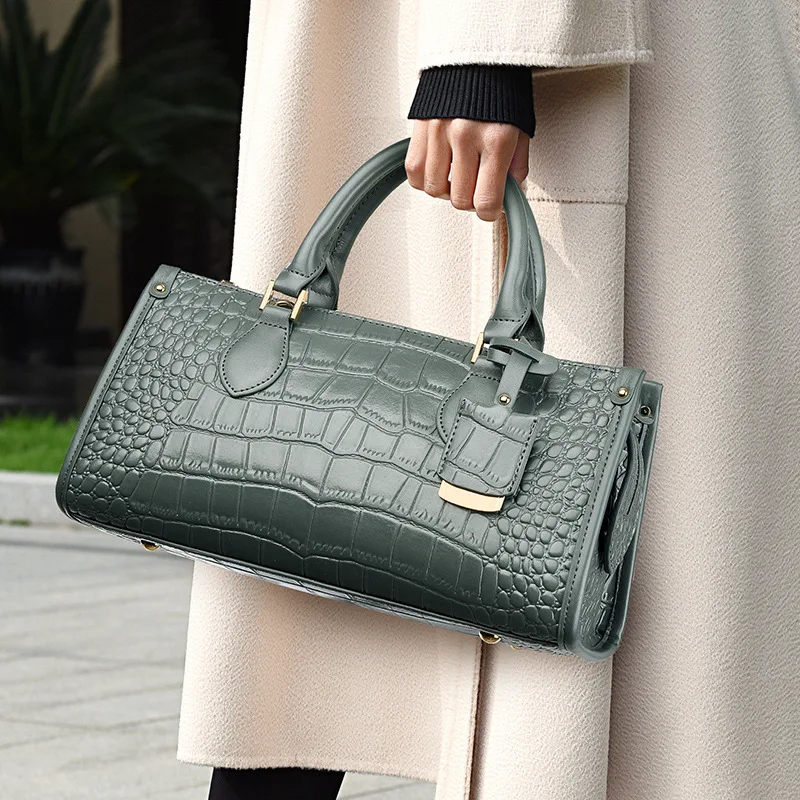 New Luxury Brand Genuine Leather Fashion Trendy Crocodile Pattern Ladies Handbags Simple One-shoulder Messenger Handbags Speedy
New Luxury Brand Genuine Leather Fashion Trendy Crocodile Pattern Ladies Handbags Simple One-shoulder Messenger Handbags Speedy