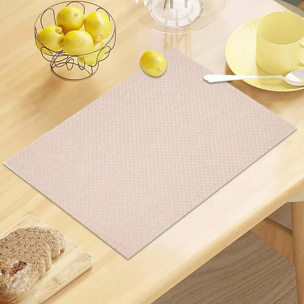 Dinnerware Placemat Wear-resistant Reusable Dining Table Pad Kitchen Placemat Lightweight Dining Mat Household Supplies
Dinnerware Placemat Wear-resistant Reusable Dining Table Pad Kitchen Placemat Lightweight Dining Mat Household Supplies