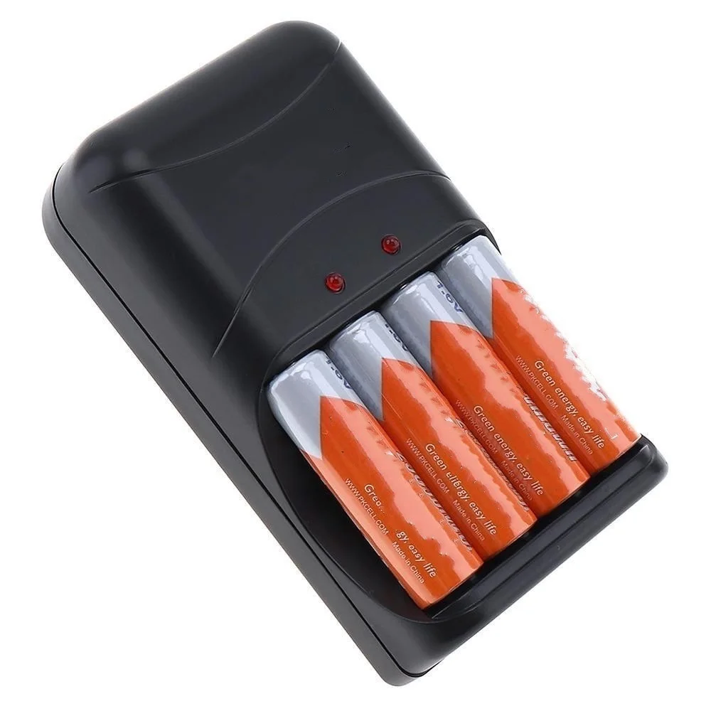 4Pcs PKCELL 1.6V AA 2250mWhrs to 2500mWh Batteries NIZN aa Rechargeable Battery packed with Ni-Zn Battery Charger EU/US PLug
4Pcs PKCELL 1.6V AA 2250mWhrs to 2500mWh Batteries NIZN aa Rechargeable Battery packed with Ni-Zn Battery Charger EU/US PLug