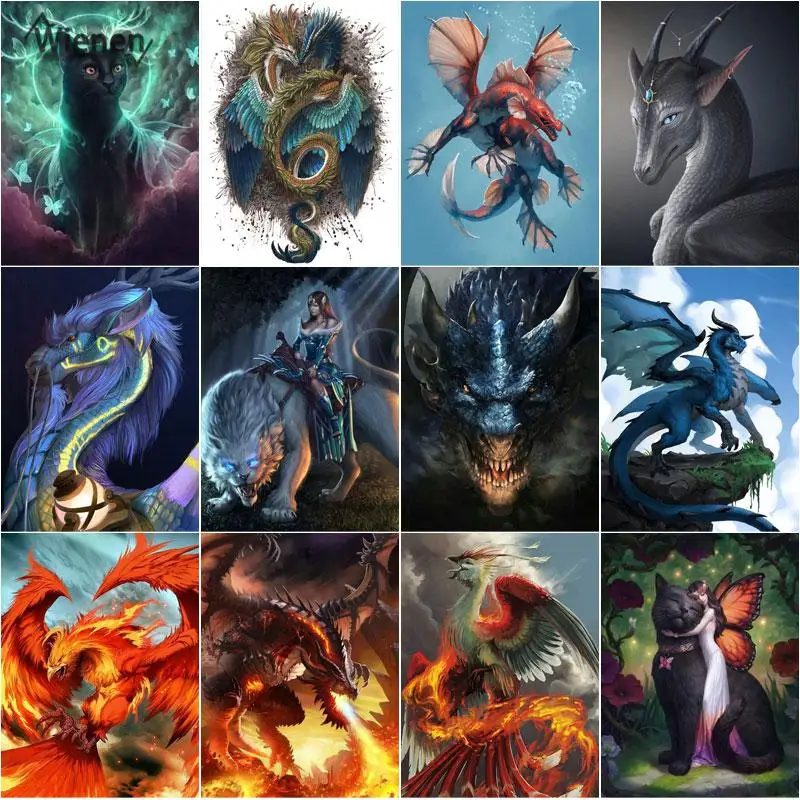 5D Diamond Painting Dragon Mythical Beast and Girl Diamond Embroidery Cat Animals Cross Stitch Kit Mosaic Art Home Decor
5D Diamond Painting Dragon Mythical Beast and Girl Diamond Embroidery Cat Animals Cross Stitch Kit Mosaic Art Home Decor
