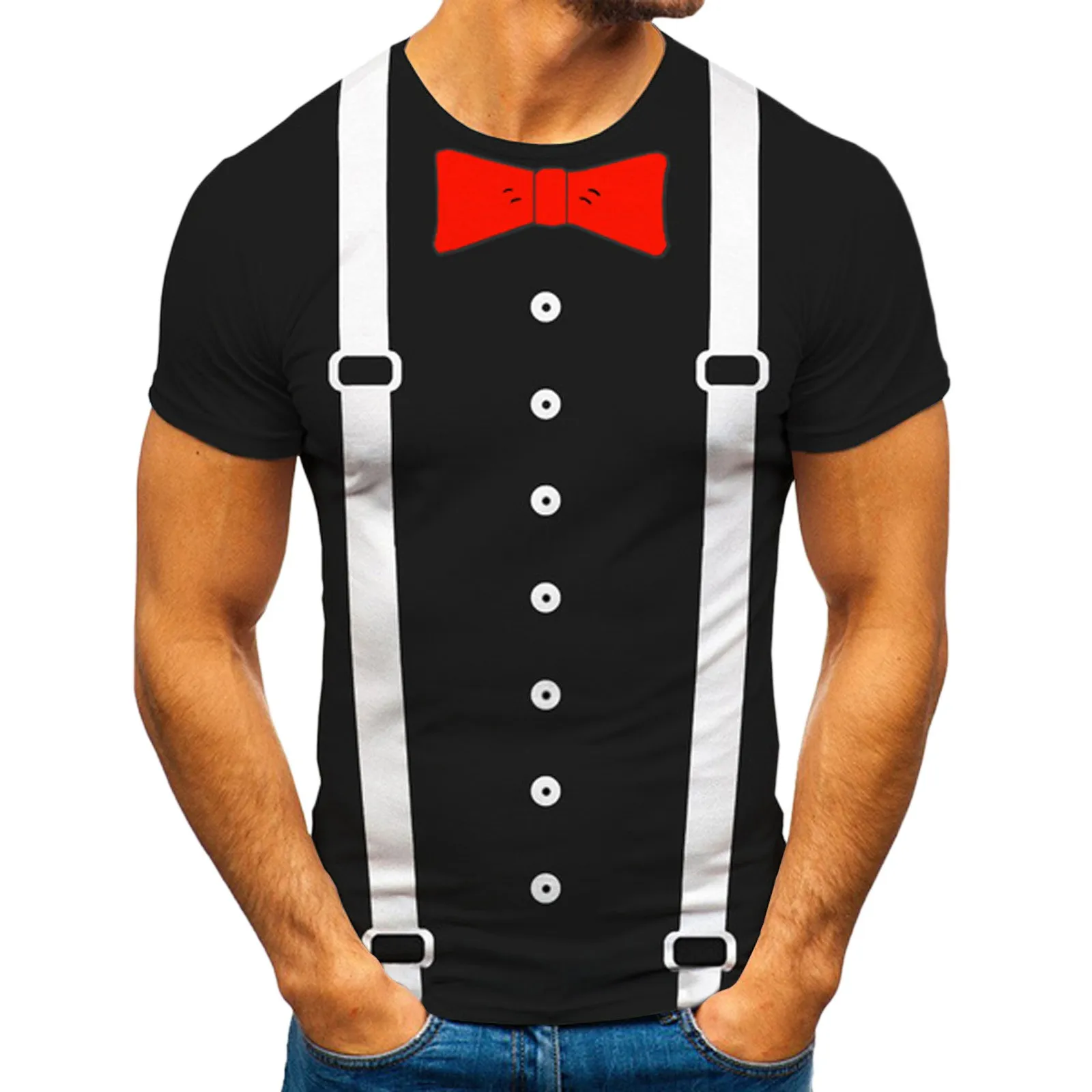Fake Two 3d Printed Fashion T-shirts For Men Gentleman Tuxedo Funny 3d Print Tshirts Casual Man Clothing Club Party Wear 2022
Fake Two 3d Printed Fashion T-shirts For Men Gentleman Tuxedo Funny 3d Print Tshirts Casual Man Clothing Club Party Wear 2022