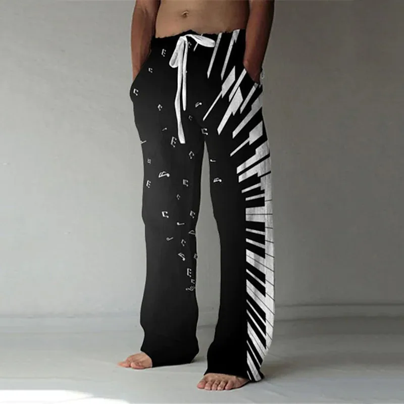 European and American Men's Digital Printing Men's Piano Pattern Youth New Daily Abstract Casual Pants Are Soft and Comfortable
European and American Men's Digital Printing Men's Piano Pattern Youth New Daily Abstract Casual Pants Are Soft and Comfortable