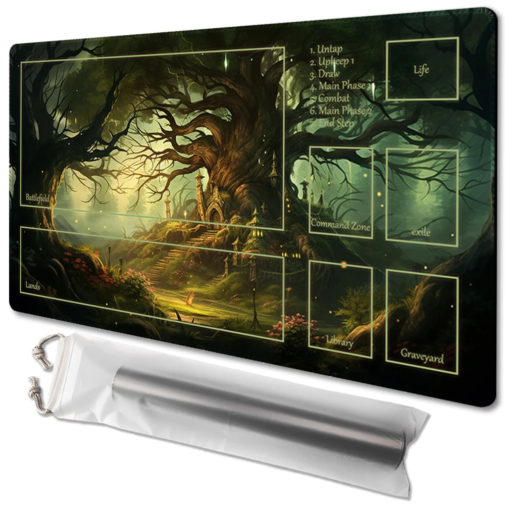 Tree house-Board Game TCG Playmat Table Mat Game Size 60X35 CM Mousepad Compatible for MTG CCG
Tree house-Board Game TCG Playmat Table Mat Game Size 60X35 CM Mousepad Compatible for MTG CCG