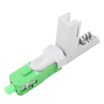 

250D APC Optical fibe quick connector FTTH SC APC Single-Mode Connector Cold Connector Tool Free Shipping