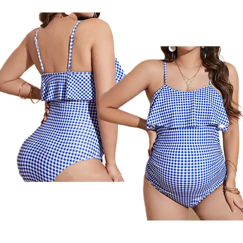 2022 Maternity Women One-piece Swimwear Pregnancy Plaid Ruffle Ladies Beachwear Pregnant Belly Support Swimsuit Bikini Clothes
2022 Maternity Women One-piece Swimwear Pregnancy Plaid Ruffle Ladies Beachwear Pregnant Belly Support Swimsuit Bikini Clothes