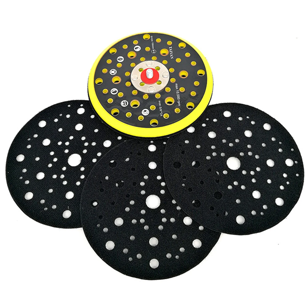 6 Inch 70 Hole Multi-Hole Interface Pad Protection Disc Power Tool For Sander Sanding Pad Polishing & Grinding - Hook And Loop
6 Inch 70 Hole Multi-Hole Interface Pad Protection Disc Power Tool For Sander Sanding Pad Polishing & Grinding - Hook And Loop